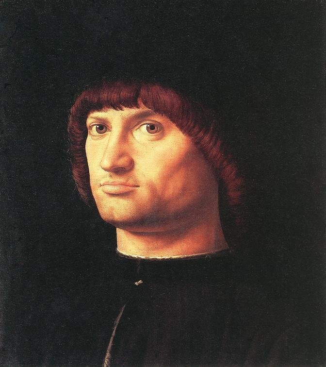 Антонелло да Мессина. «Портрет мужчины, решившего стать кондотьером», ок. 1475 г.